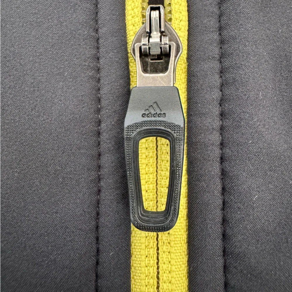 Adidas Men's Formotion Running Black Yellow Full Zip Jacket Size XXL - Picture 3 of 15